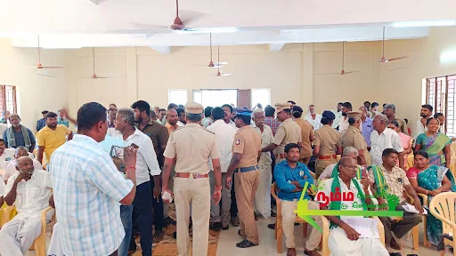 நம்பியூர் அருகே உள்ள எலத்தூர் பகுதியில் கல்குவாரி உரிமம் புதுப்பிப்பது குறித்து கருத்து கேட்டு கூட்டம் குருமந்தூரில் நடைபெற்றது 6 1724556876812202 7