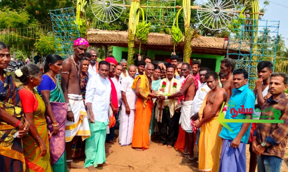 The 54th annual festival was held at the Arulmigu Annamar Karupparayan Temple near Ketticheviyur. A donation of Rs. 5000 was given for the festival.