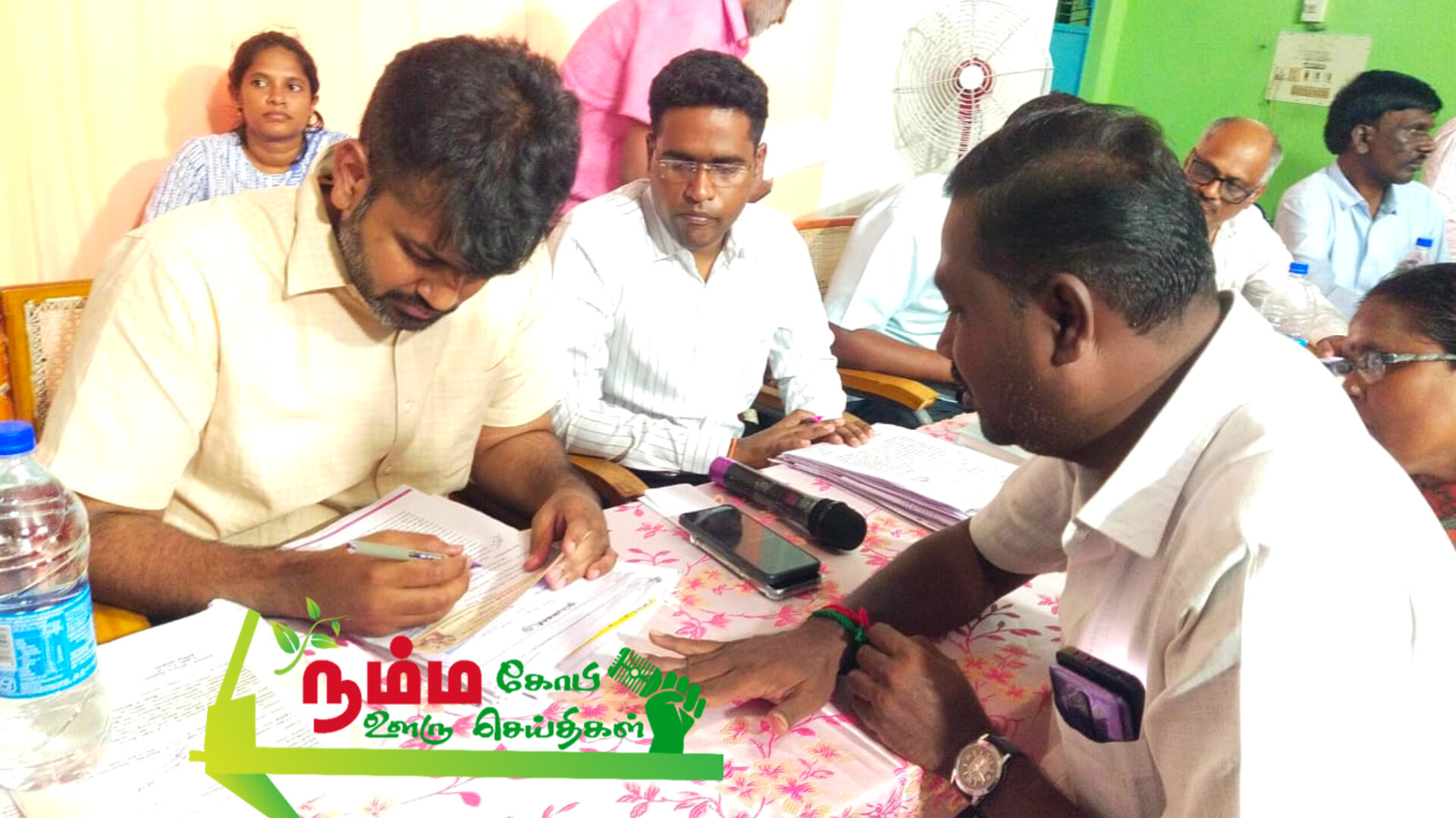 The Chief Minister sought you out in Nampur and submitted a petition on behalf of the Shri Ayyanar temple to the district head of the special scheme in your town.