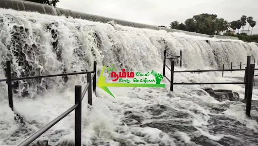 The Public Works Department has banned tourists from looking to get to the flagwari dam today as high-scale surplus water is out of heavy rains yesterday through the flagwari dam near gobi