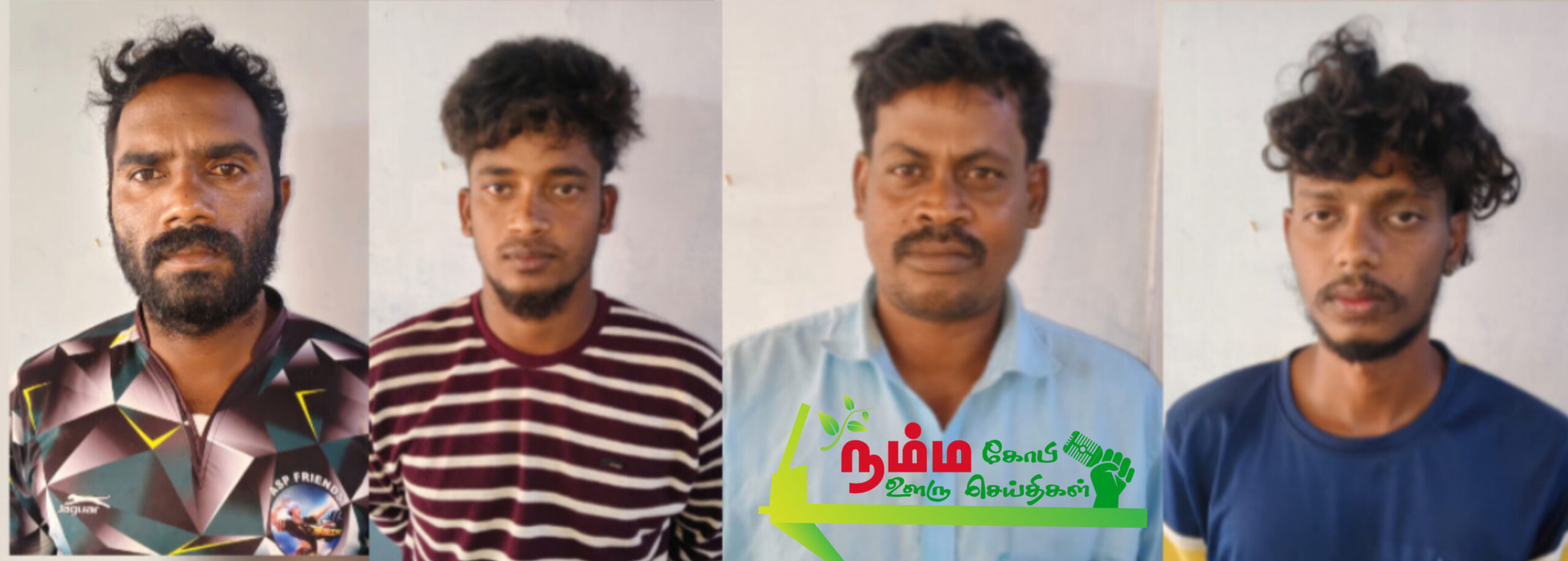 Four people, including a former army soldier, arrested in connection with river sand smuggling case near Banglaputhur, near Gopichettipalayam