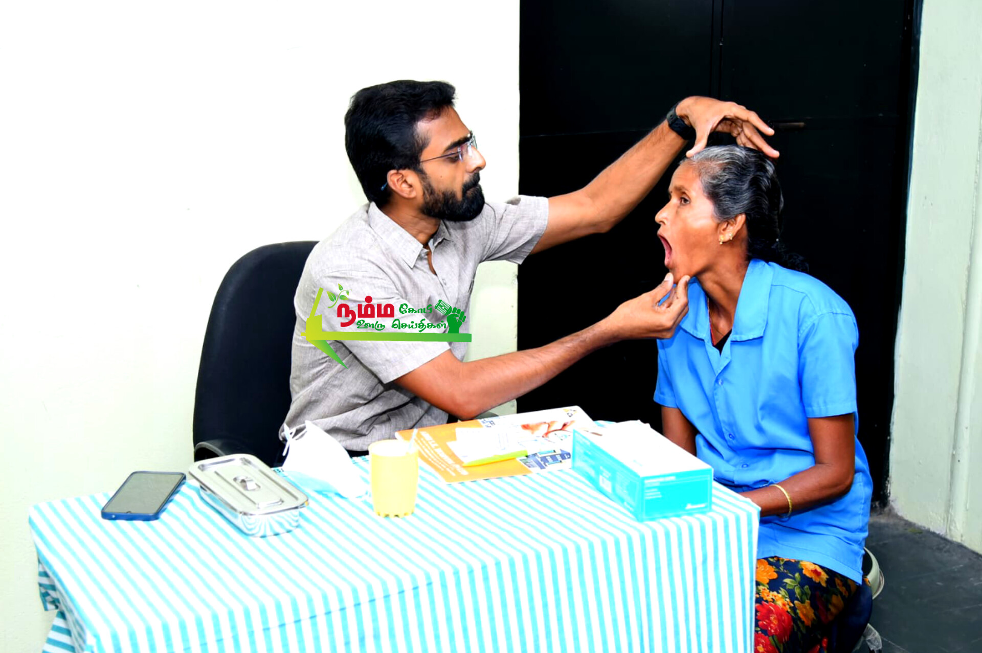 கோபிசெட்டிபாளையம் நகராட்சியில் பணிபுரியும் நிரந்தர, தனியார் தூய்மை பணியாளர்கள் பல்நோக்கு சிகிச்சைகளுக்கான மாபெரும் மருத்துவ முகாம் 1 InShot 20241210 063446276