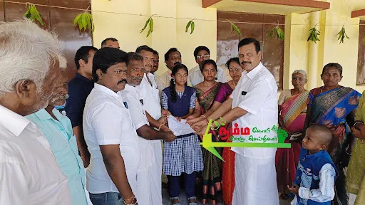 The Ku 50,000 incentive was given to a government school student who received 491 marks in public exam near Nambiyuer.