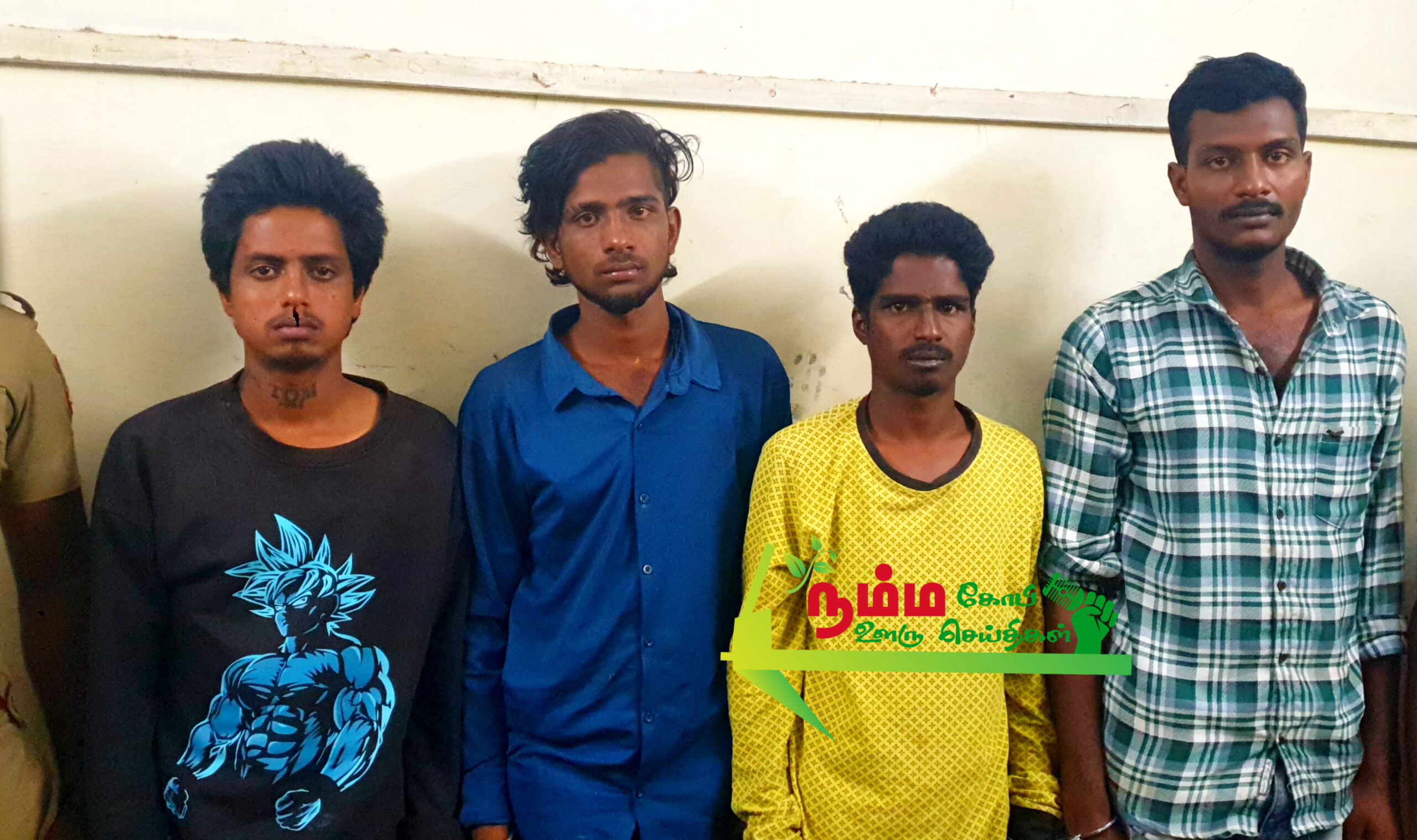 Youths were arrested for breaking and stealing a bike parked in front of a house near the Gopichettipalayam bus stand.