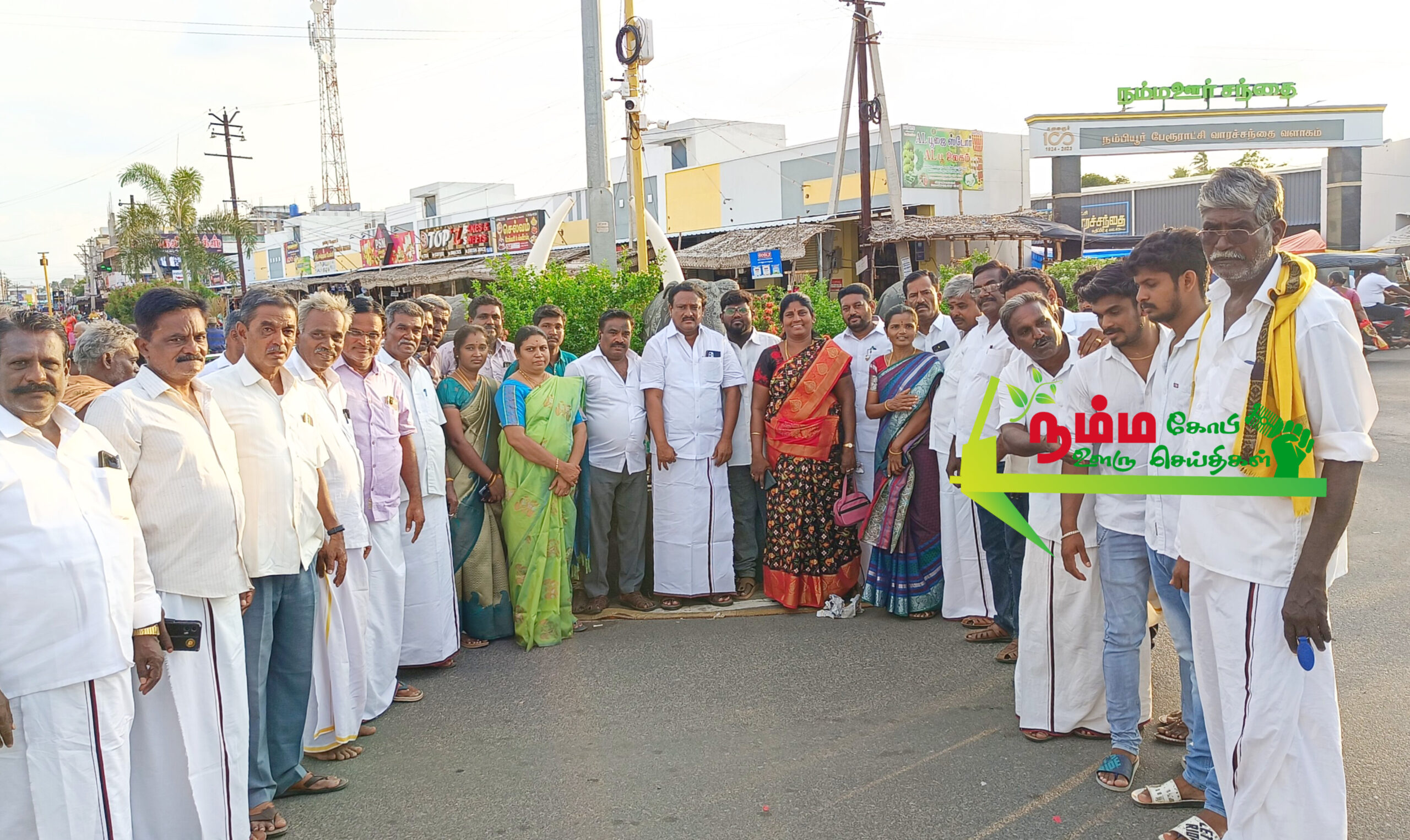 Udhayanidhi Stalin's assumption of charge as Deputy Chief Minister was celebrated by Nambiur Union DMK by giving sweets
